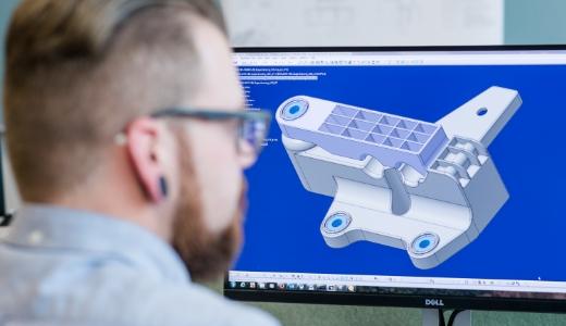 CAD Konstruktion eines Funktionsteils